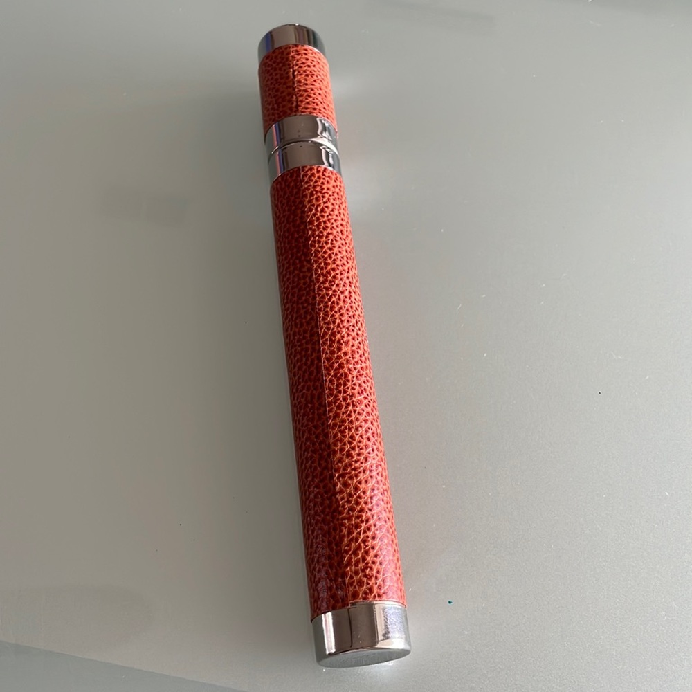 Leather cigar holder size 8” long